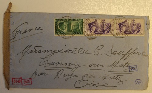 1942 raccomandata a - 20-1-1942,