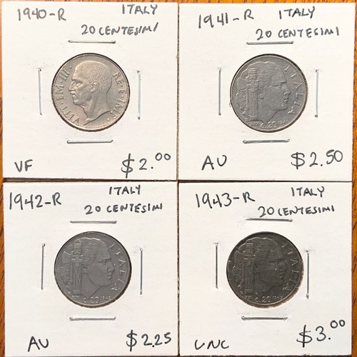 Lotto monete italia - monete, 1940-r
