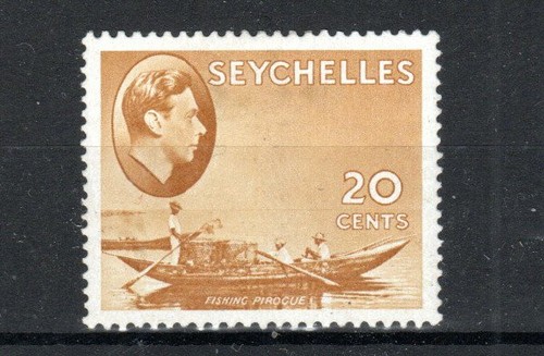 Seychelles 1942 20c piroga - seychelles,