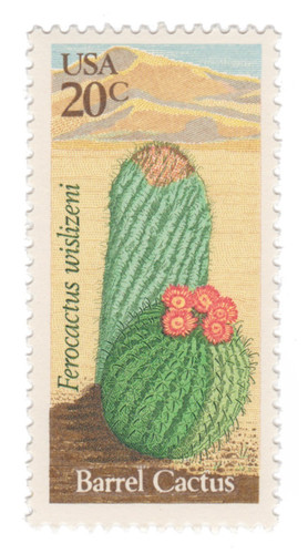 1981 20c barrel cactus - barrel,