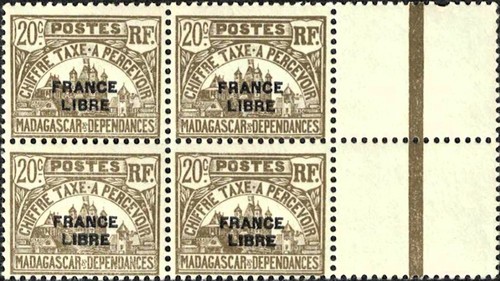 Madagascar 1942 ta21 palais - madagascar,