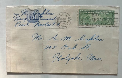 1942 honolulu hawaii uso 20c - hawaii,