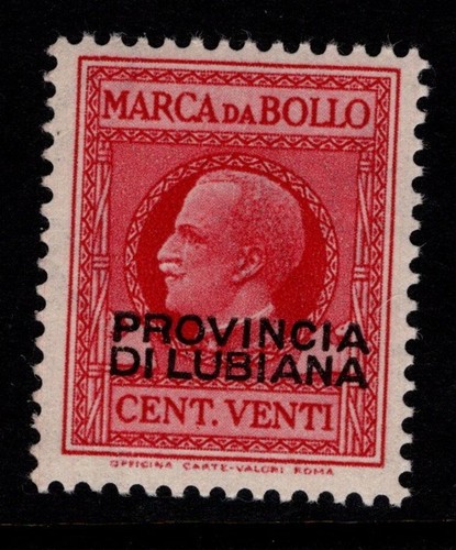 Jugoslavia 1942 lubiana 20c - jugoslavia,
