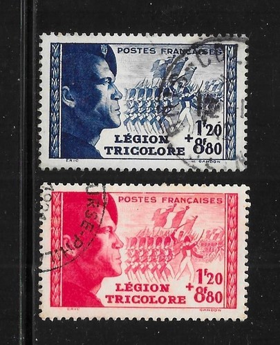 Francia 1942 1fr20 - +80c, legione
