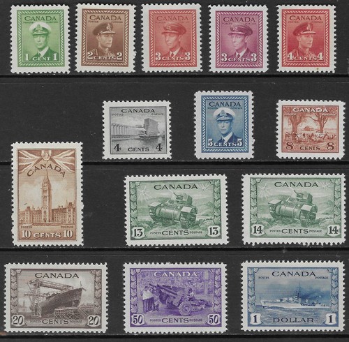 Canada 1942 set - 1942-48, (14)